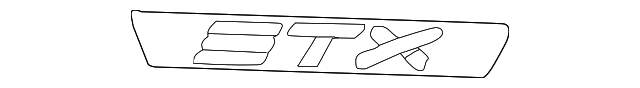 F75Z9926622AA Деталь DECAL, LEFT