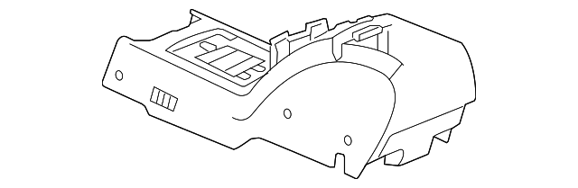 1AF291D1AA REAR CONSOLE
