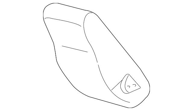 12387018 Деталь ARMREST, RIGHT