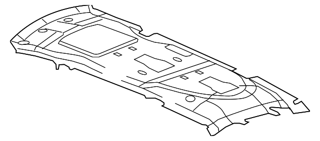 7B0-867-501-AC-DW1 Деталь HEADLINER
