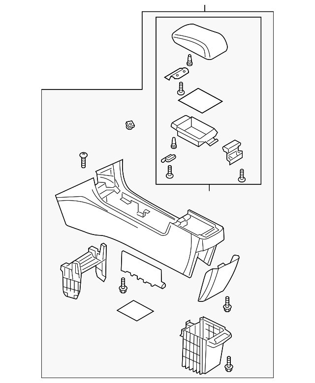 BAN6-64-420A-30 Деталь CONSOLE ASSY