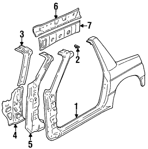 X-90 HINGE PILLAR