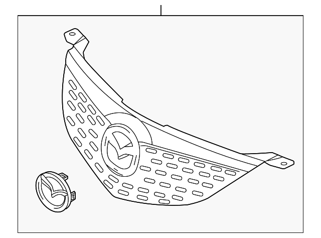 BN8W-50-710B-33 Деталь GRILLE ASSY