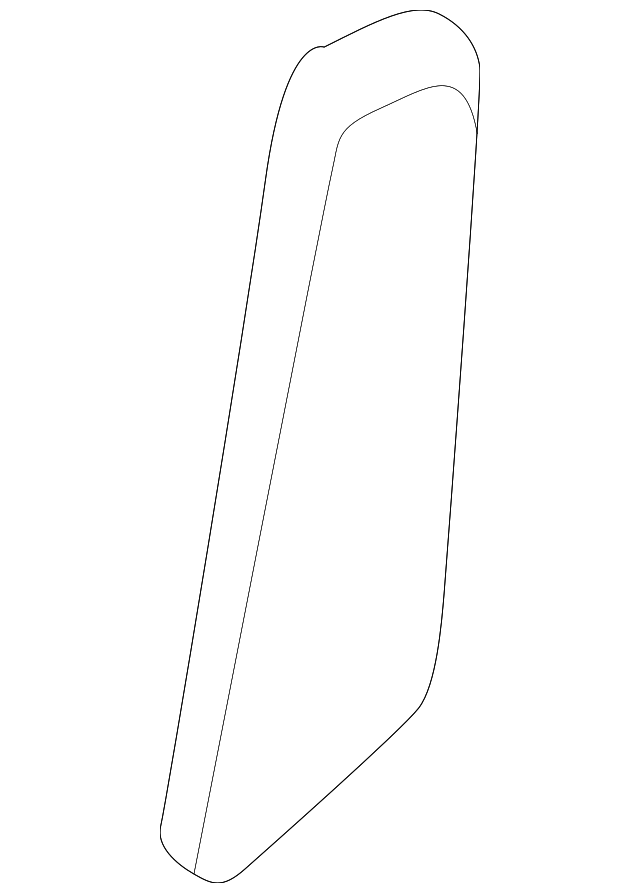 12548803 Деталь SUPPORT BRACKET COVER, LEFT