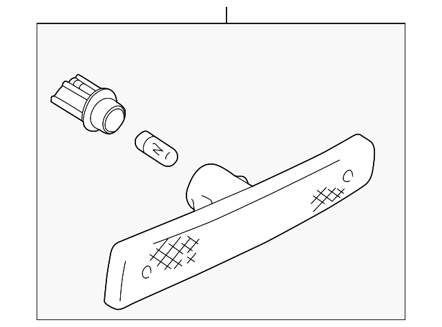 30020790 Деталь SIDE MARKER LAMP, RIGHT