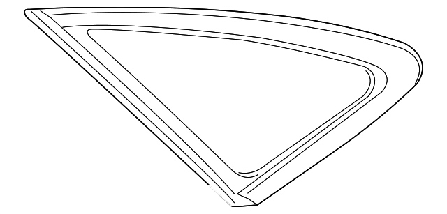 87820-3V110 Деталь QUARTER GLASS, RIGHT