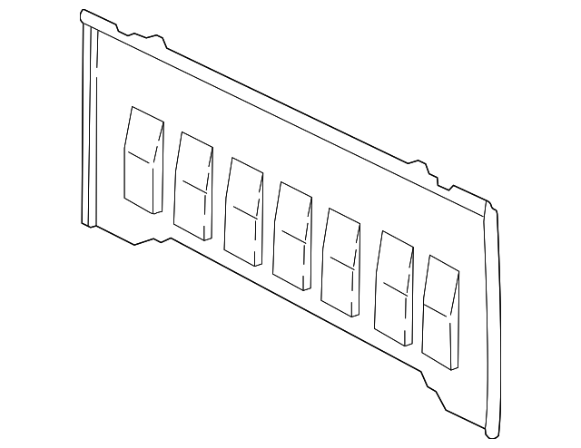 15646494 Деталь BACK PANEL