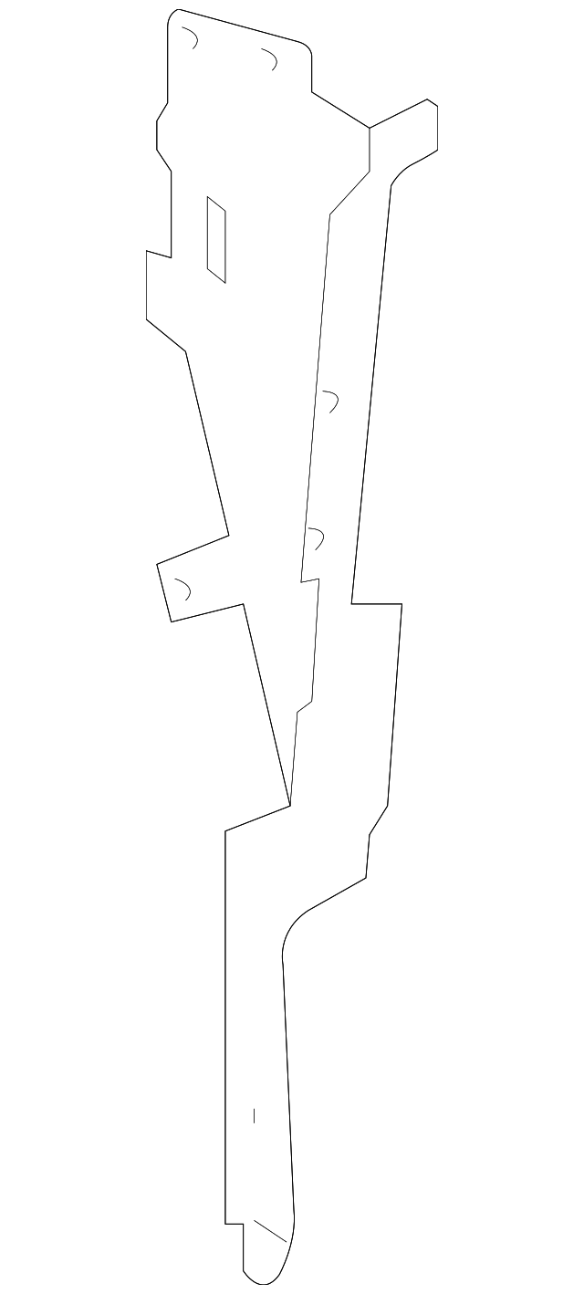 7C3Z-8310-B Деталь AIR DEFLECTOR, RIGHT