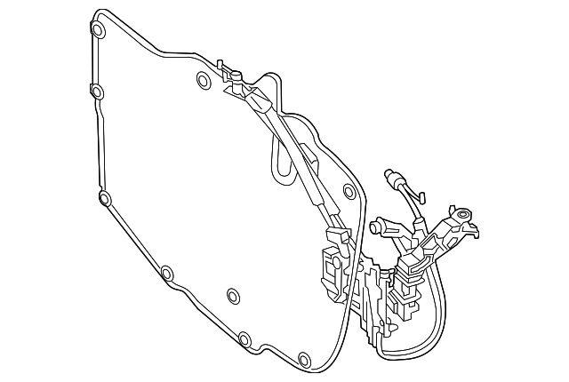 68268743AA Деталь WINDOW MOTOR, LEFT