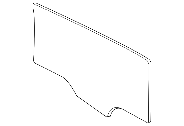 68256268AA Деталь DOOR GLASS, RIGHT