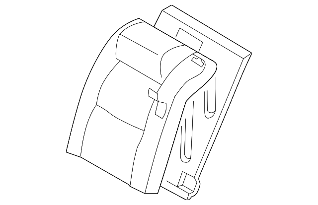 88650-3Z101 Деталь SEAT BACK ASSY, LEFT