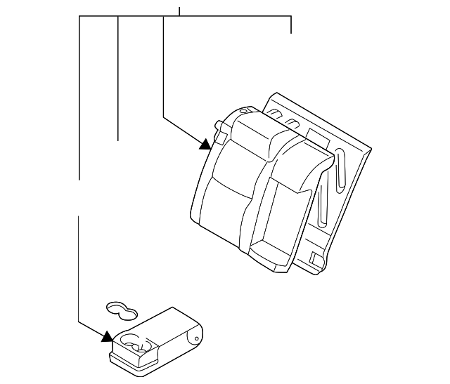 88612-8J002 Деталь SEAT BACK ASSY, RIGHT