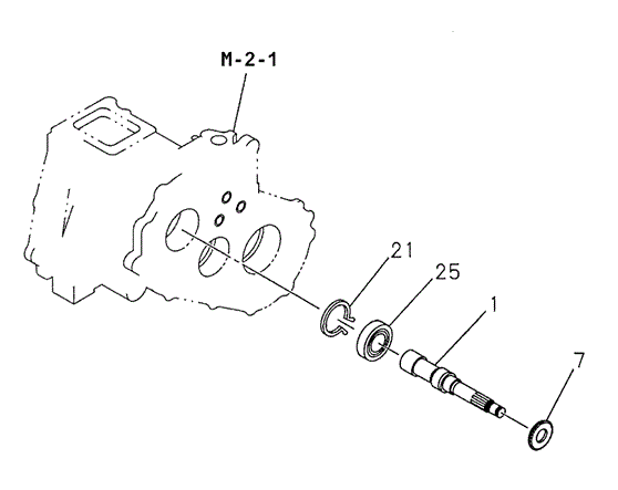 TRANSMISSION - AUTOMATIC/AT TRANSFER GEAR INPUT - IDLE for 1999 Honda PASSPORT #1