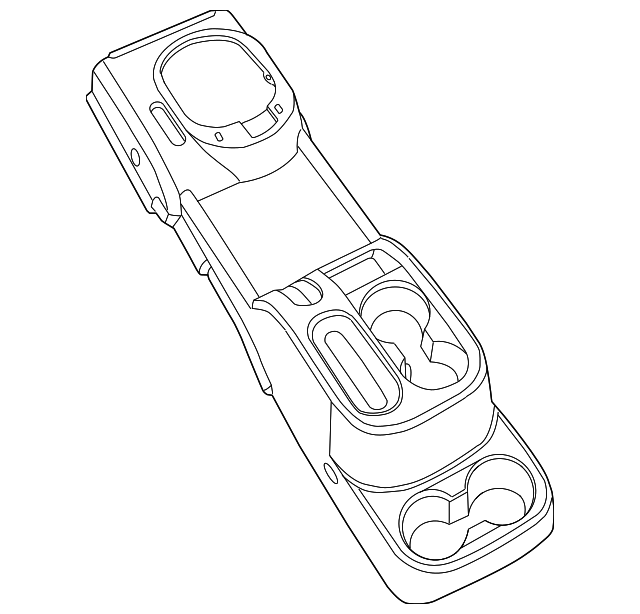 1MV281D5AA Деталь CONSOLE ASSY