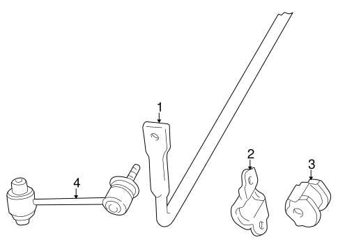 Outlander STABILIZER BAR & COMPONENTS