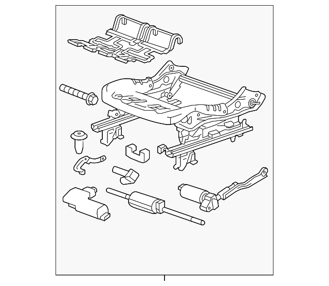 22850195 Деталь CUSHION FRAME