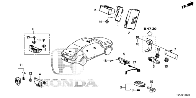 ELECTRICAL / EXHAUST / HEATER / FUEL/SMART UNIT for 2013 Honda ACCORD SEDAN #1