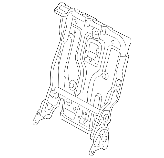 6902B490 Деталь SEAT BACK FRAME, RIGHT