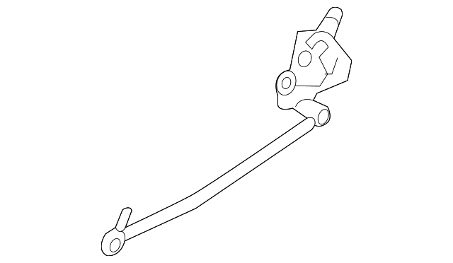 6958A180 Деталь LEVER, RIGHT