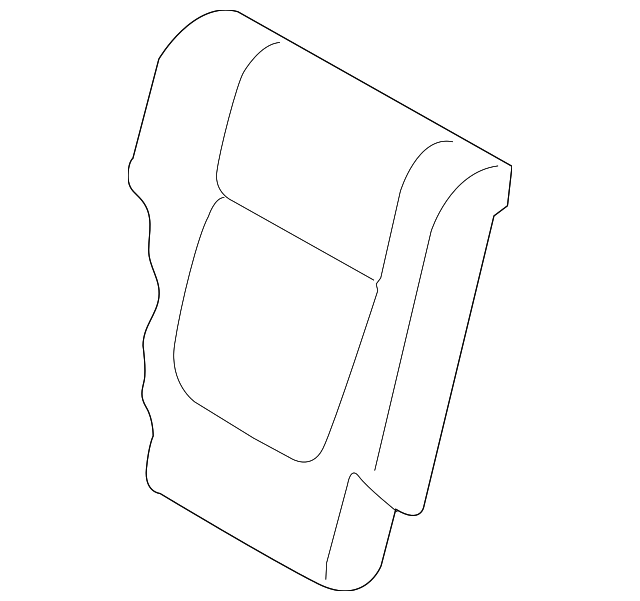 6902B484XA Деталь SEAT BACK COVER, RIGHT