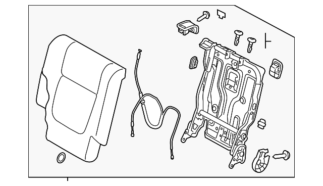 6902C642XA Деталь SEAT BACK ASSY, RIGHT