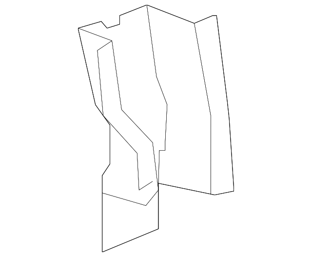 25831017 Деталь FRONT SUPPORT, LEFT