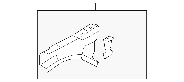 22743531 Деталь UPPER RAIL, LEFT