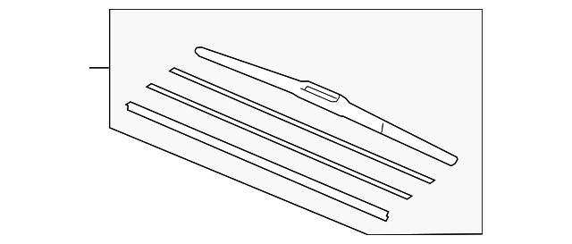 85222-52170 Деталь WIPER BLADE, LEFT