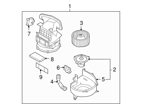 Altima BLOWER MOTOR & FAN