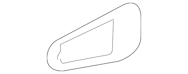 69241-0E090 HANDLE, OUTSIDE PAD, RIGHT
