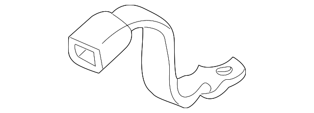 73380-01040-B0 Деталь BUCKLE, RIGHT