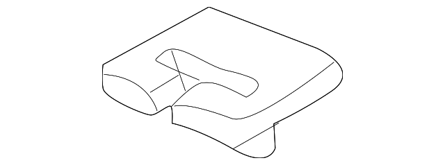 73373-01010-B0 Деталь CENTER BELT ASSY COVER