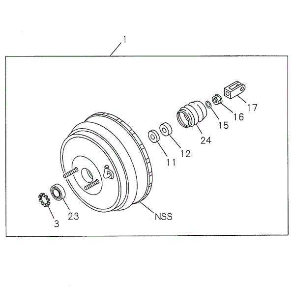 CHASSIS/MASTER POWER for 1998 Acura SLX #1