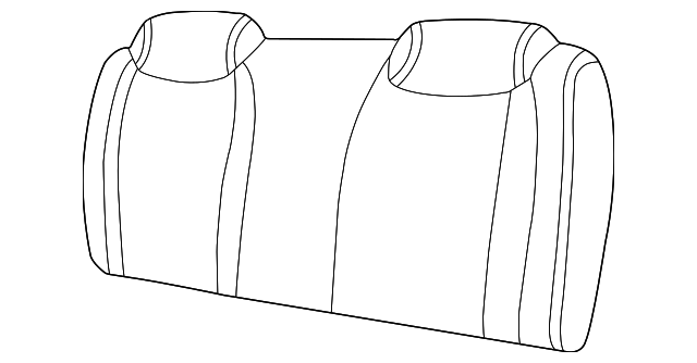 88948401 Деталь SEAT BACK COVER