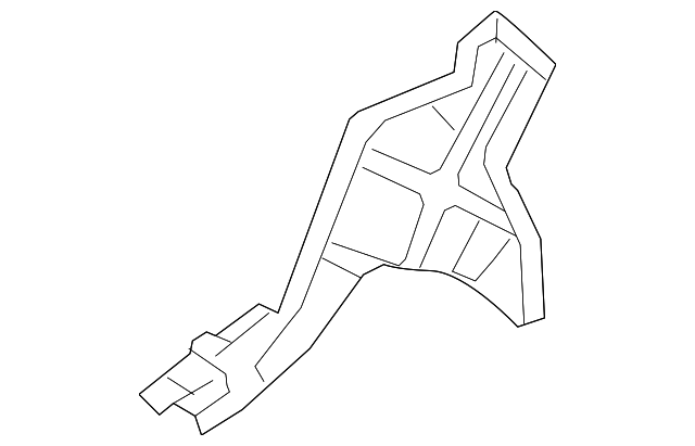 66316-3T000 CENTER BRACKET, LEFT