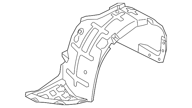 86812-3T000 FENDER LINER, RIGHT