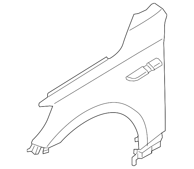 66311-3T000 FENDER, LEFT