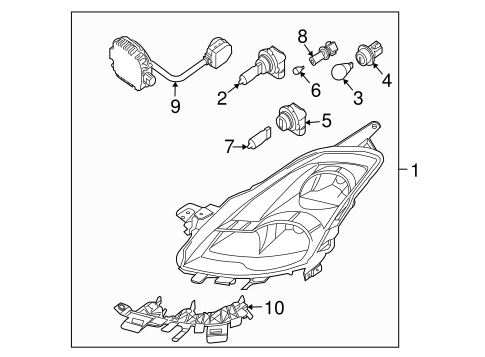Altima BULBS - CHASSIS
