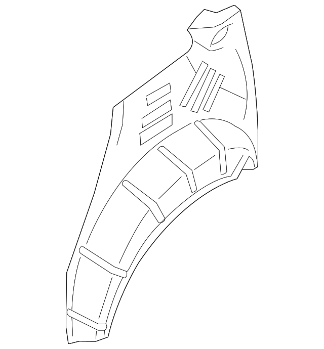 G6713-ET0MA Деталь OUTER WHEELHOUSE, LEFT