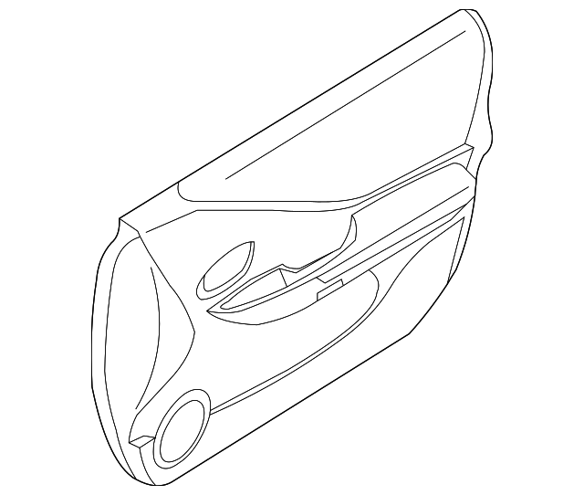 80901-JA10C Деталь DOOR TRIM PANEL, LEFT