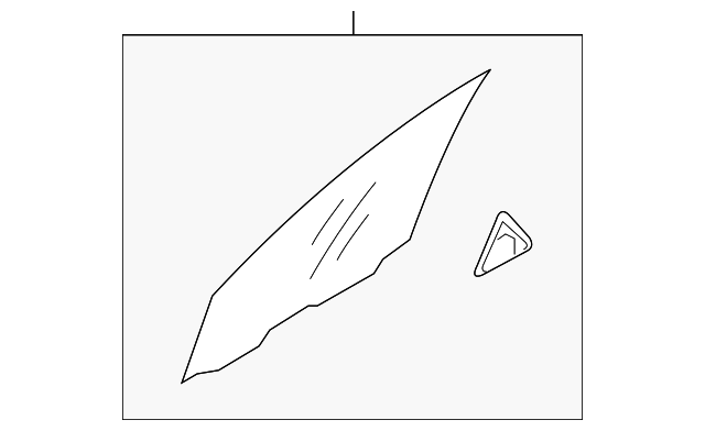82410-3N030 Деталь DOOR GLASS, LEFT