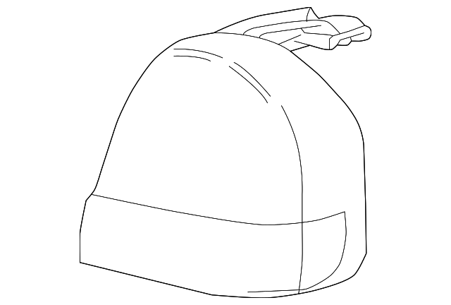 92437-38000 Деталь LENS & HOUSING COVER, RIGHT