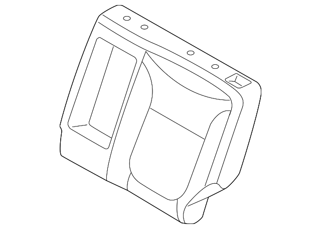 89360-B2710KE6 Деталь SEAT BACK COVER, LEFT
