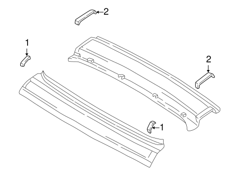 Tracker EXTERIOR TRIM - ROOF