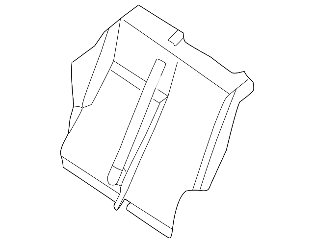 TQ501FLAA Деталь SEAT BACK COVER, RIGHT
