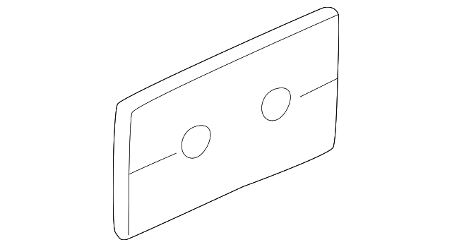 4645955AB Деталь COVER, RIGHT
