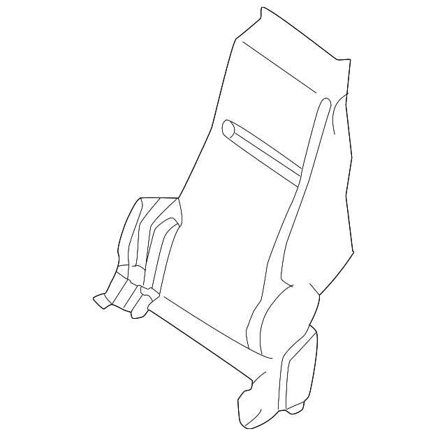 TT512FLAA Деталь SEAT BACK COVER, LEFT