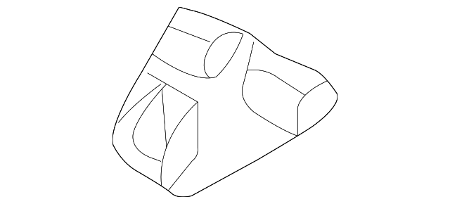 86361-26900 Деталь GRILLE LOWER COVER, LEFT