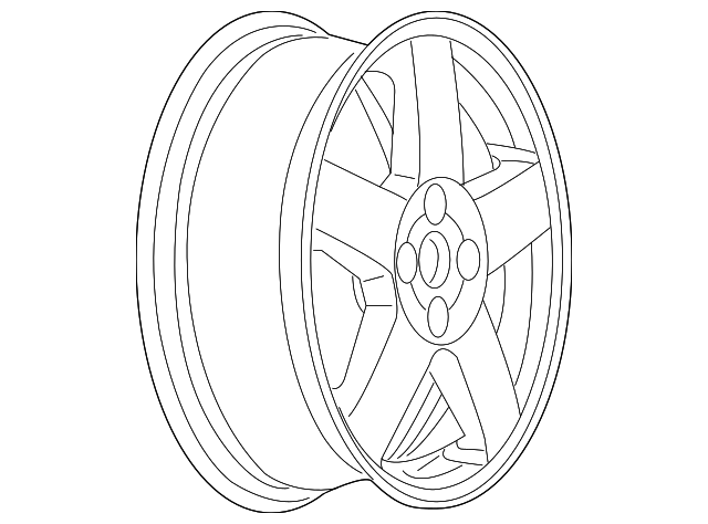 9593529 Деталь WHEEL, ALLOY