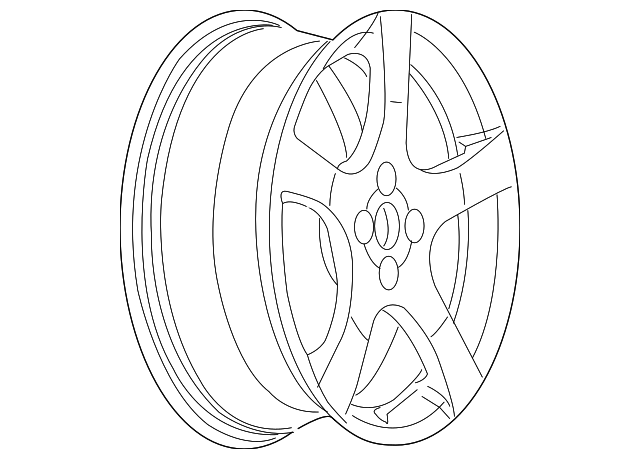 9595090 WHEEL, ALLOY